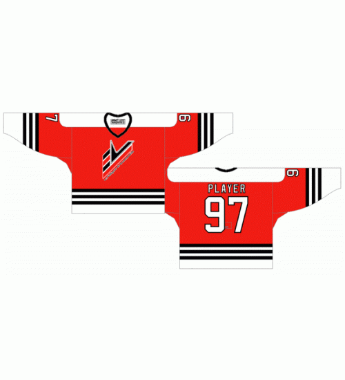 Custom QMJHL Drummondville Voltigeurs 1987 94 Hockey jersey Road Red